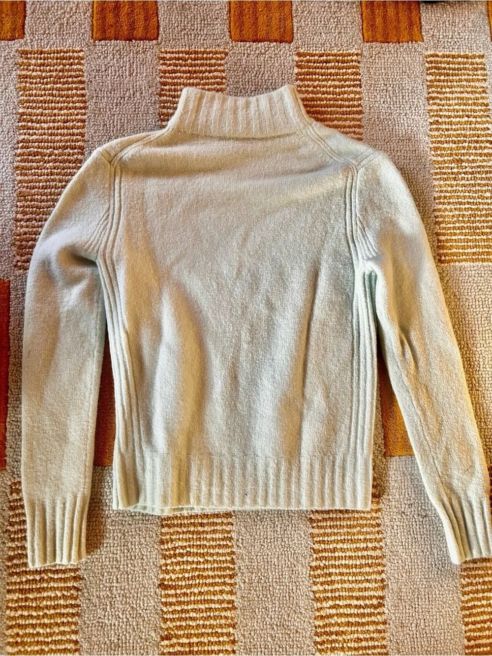 JCrew Mint Green Mock Neck Women's Sweater